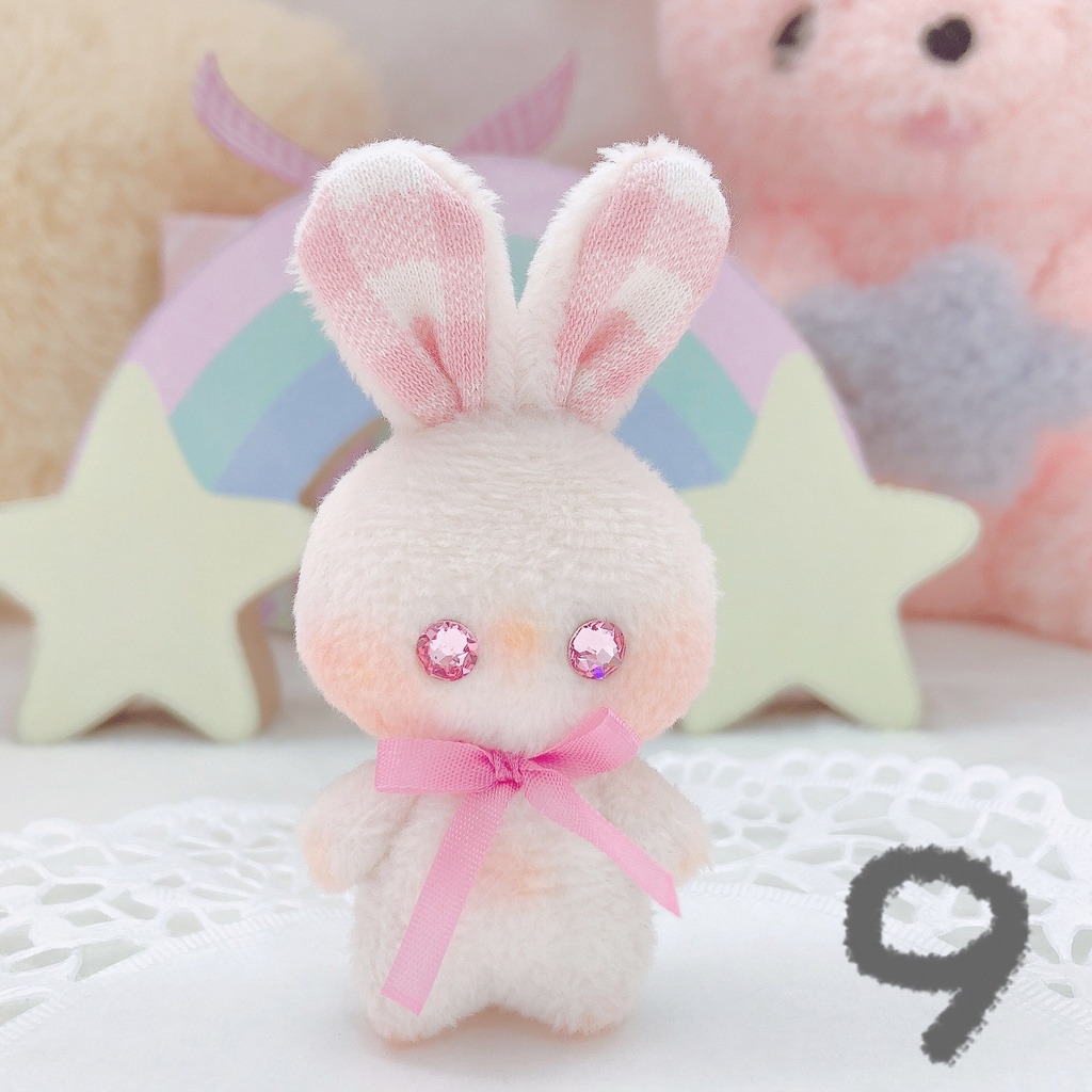 ［るるろびぬい-はねうさぎ-］ミルク×ピンク
