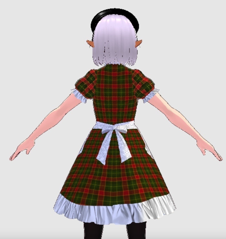 クリスマスメイド衣装(半袖フリル)サンタブーツセット シリーズ1