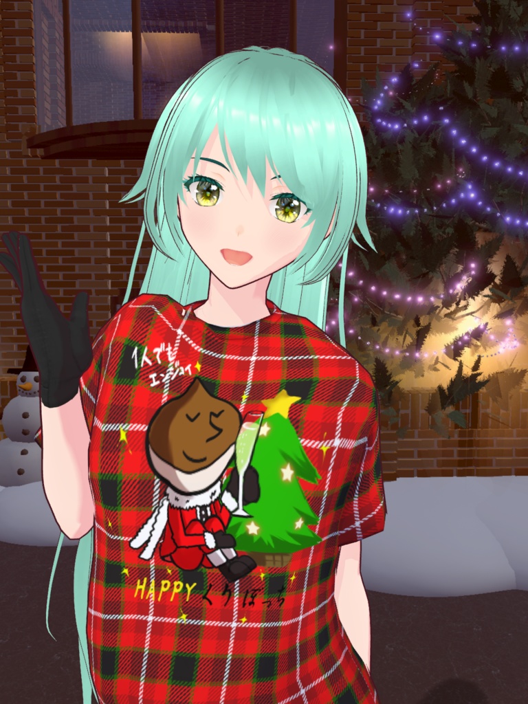 くりぼっちくんTシャツ(vroid衣装)