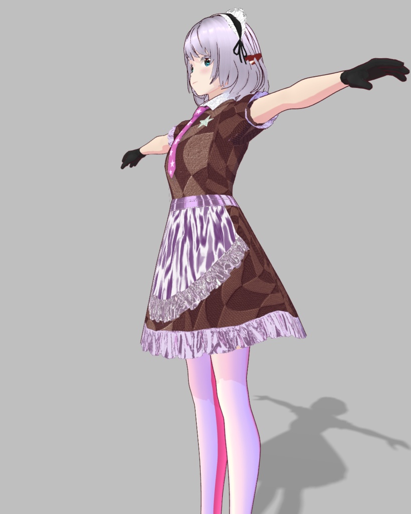 魅惑のバレンタインチョコシリーズ2(ピンク)ピンクニーハイソックスチョコシューズ付き