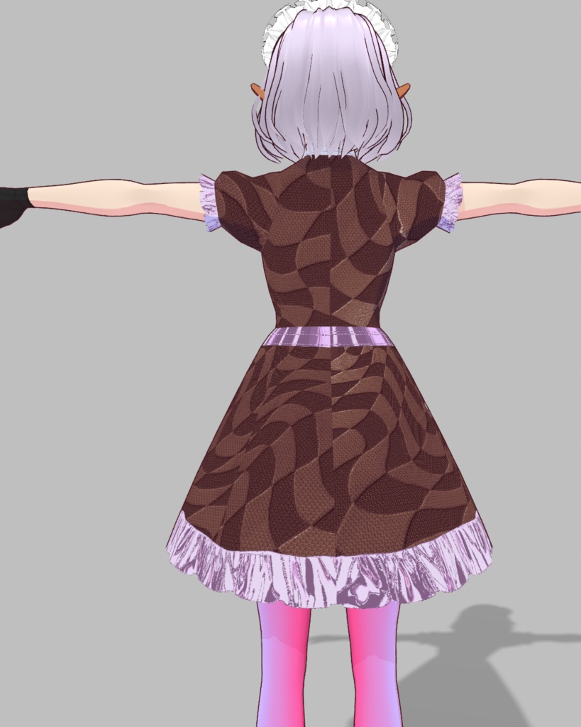 魅惑のバレンタインチョコシリーズ2(ピンク)ピンクニーハイソックスチョコシューズ付き