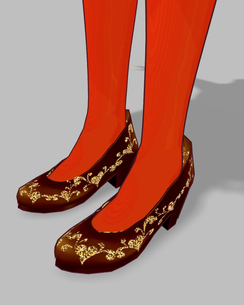 バレンタインメイド衣装2(ブルーストライプ)チョコパンプス付き