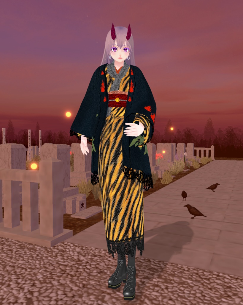 妖怪着物シリーズ鬼柄