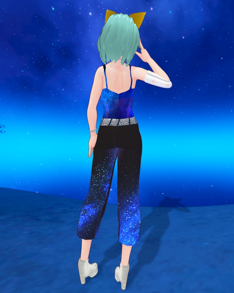 星空を纏うシリーズ2 星空キャミアンドボトムス