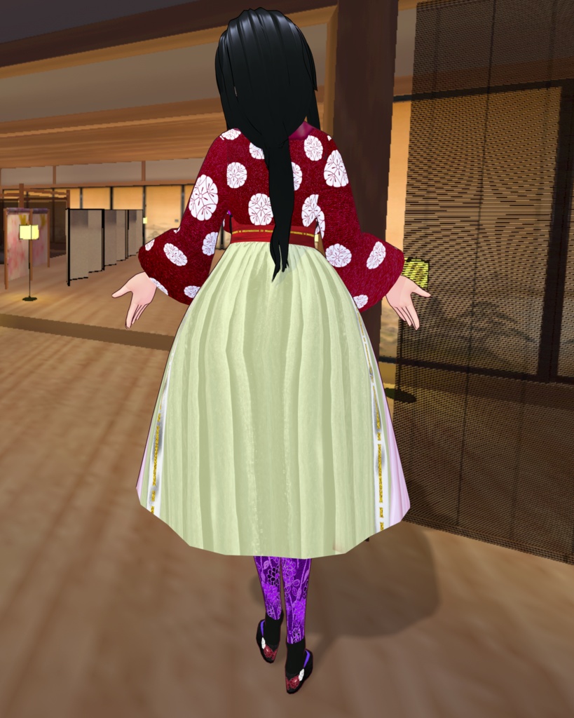 近未来かぐや ドレス、ニーソのセット