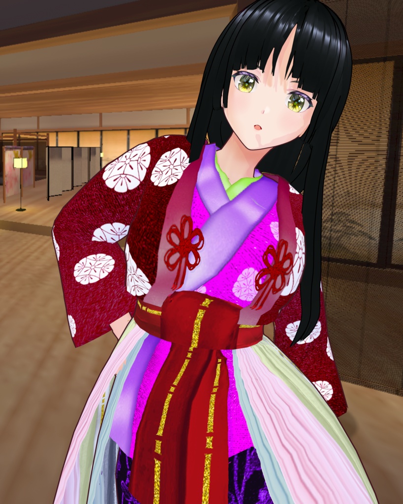 近未来かぐや ドレス、ニーソのセット