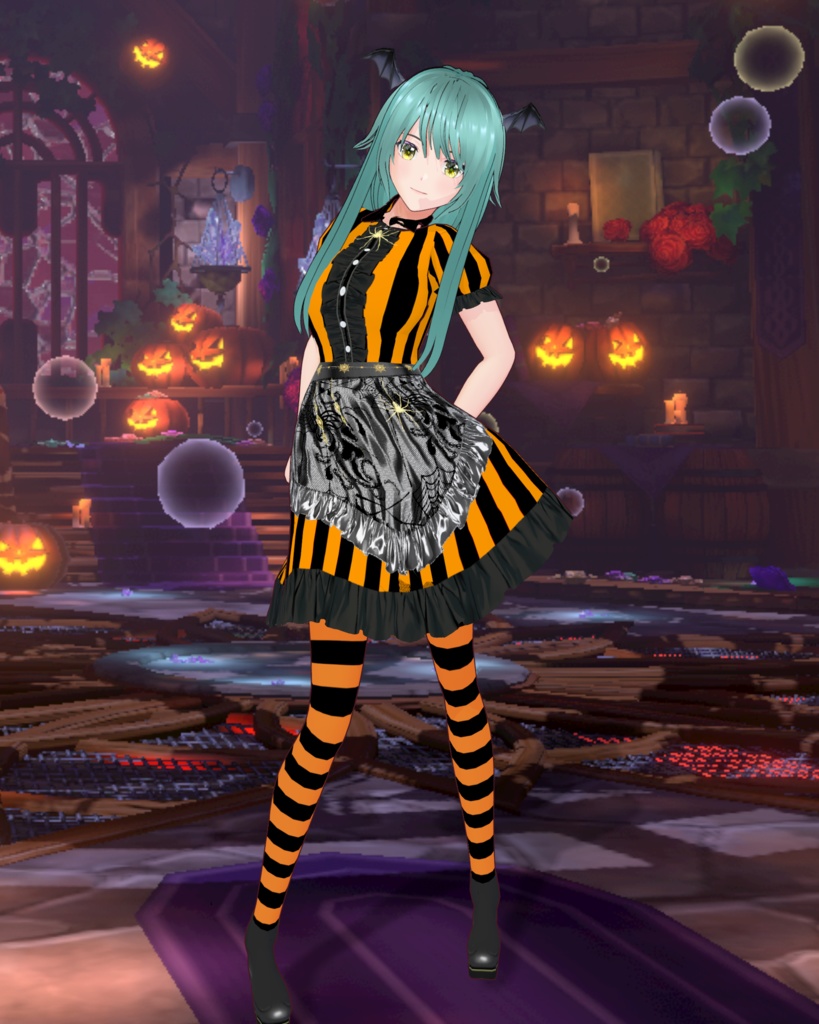 ハロウィンメイド衣装