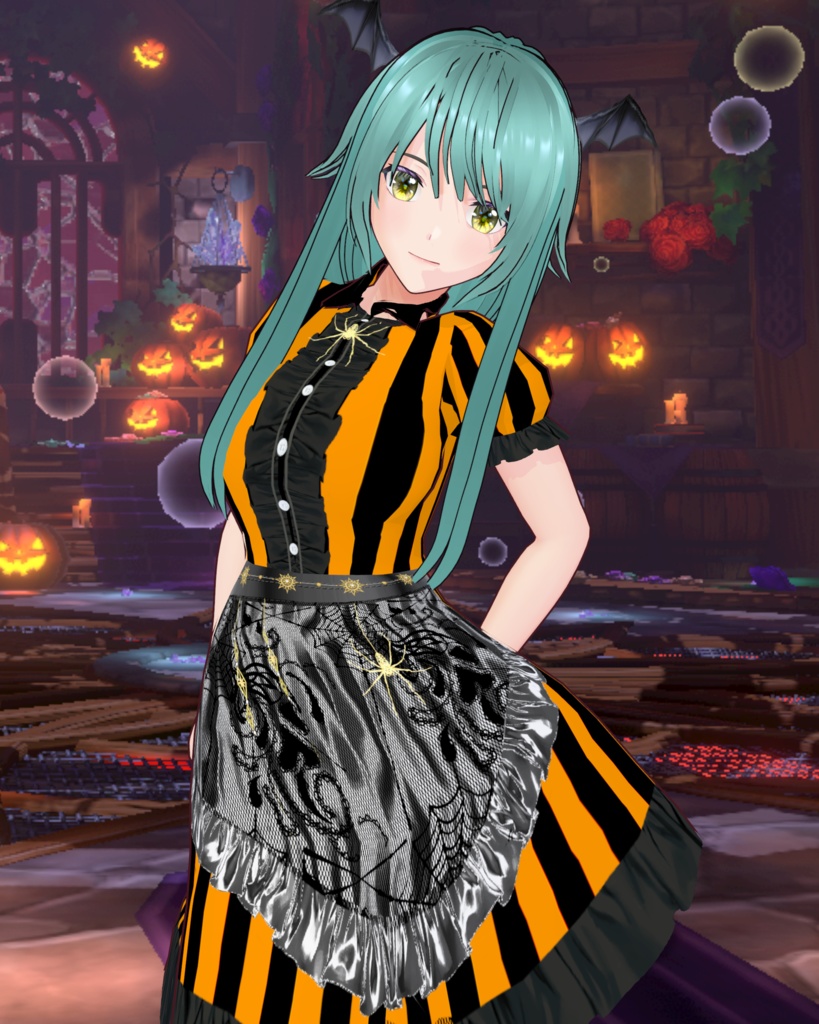 ハロウィンメイド衣装