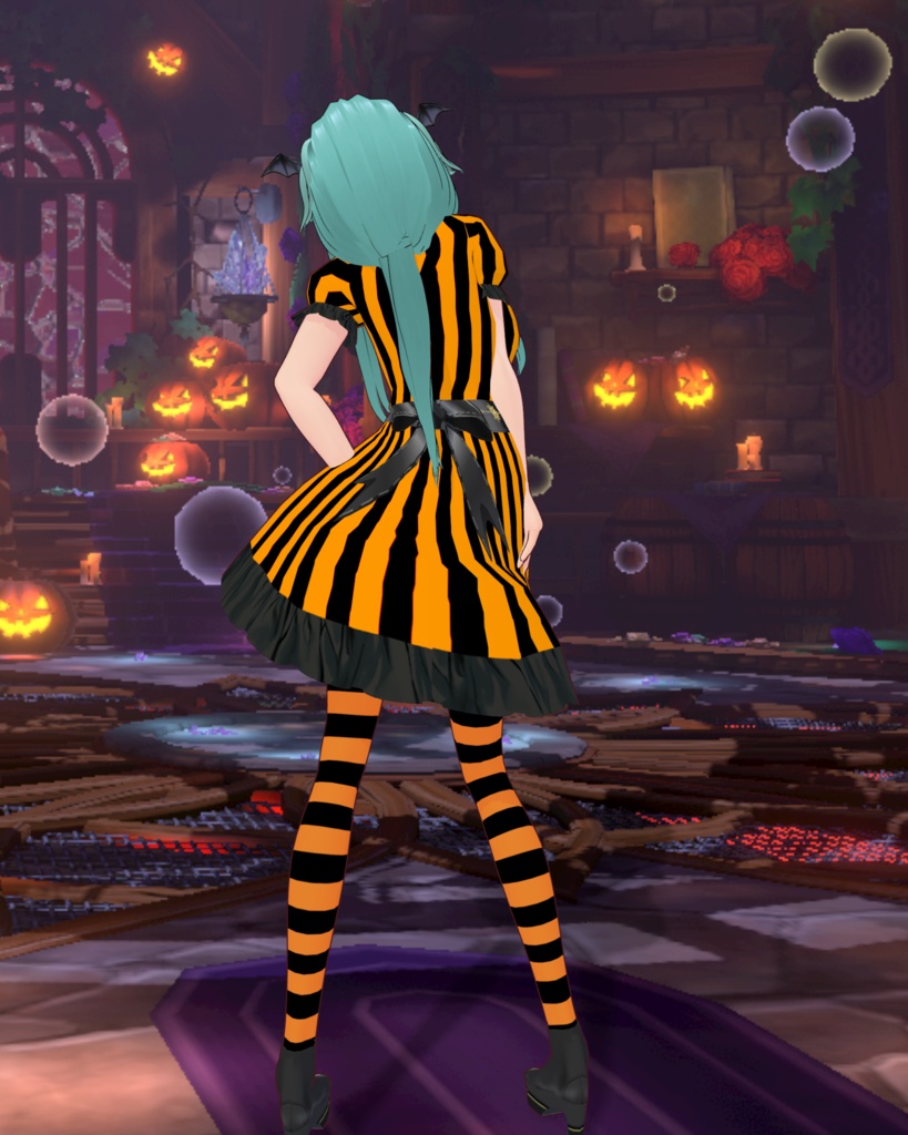 ハロウィンメイド衣装