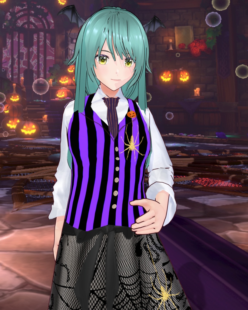 ハロウィンバーテンダー衣装
