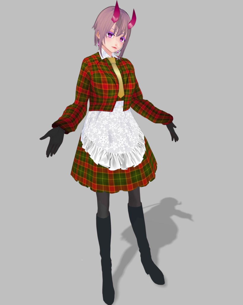 クリスマスメイド衣装ジャケットネクタイ