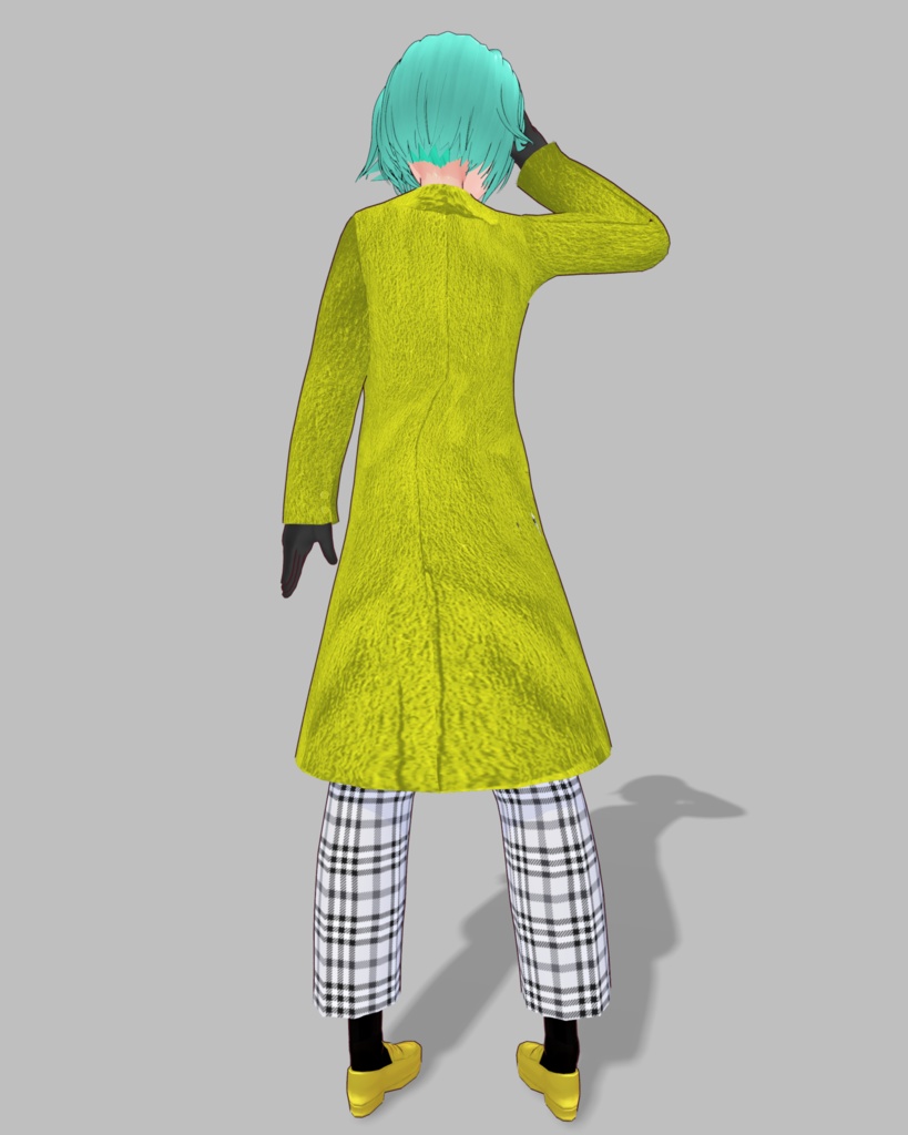 カラーコート&メタリックローファー3色セット(ピンクイエローブルー)