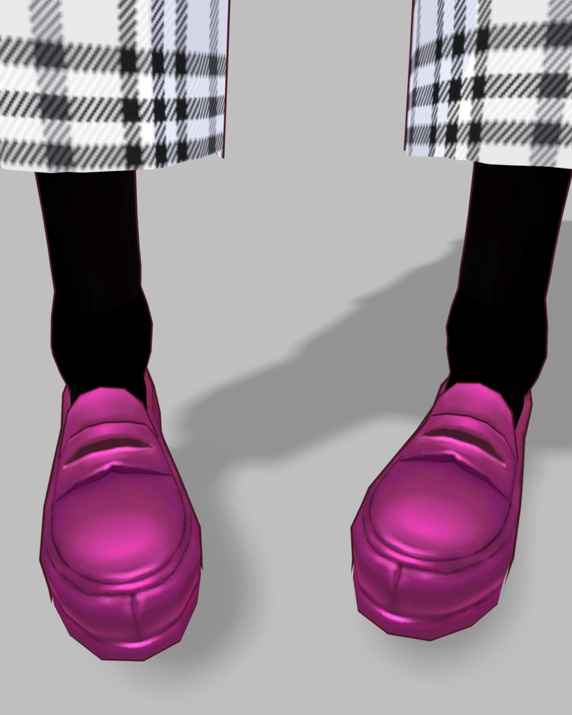 カラーコート&メタリックローファー3色セット(ピンクイエローブルー)