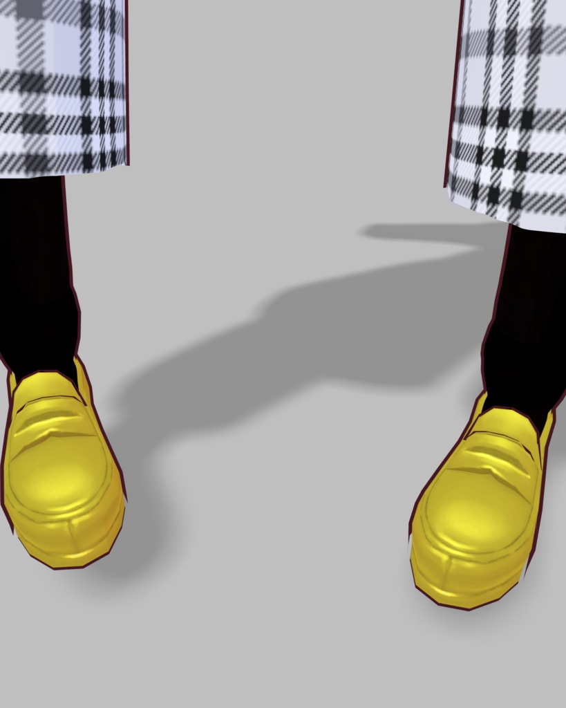 カラーコート&メタリックローファー3色セット(ピンクイエローブルー)