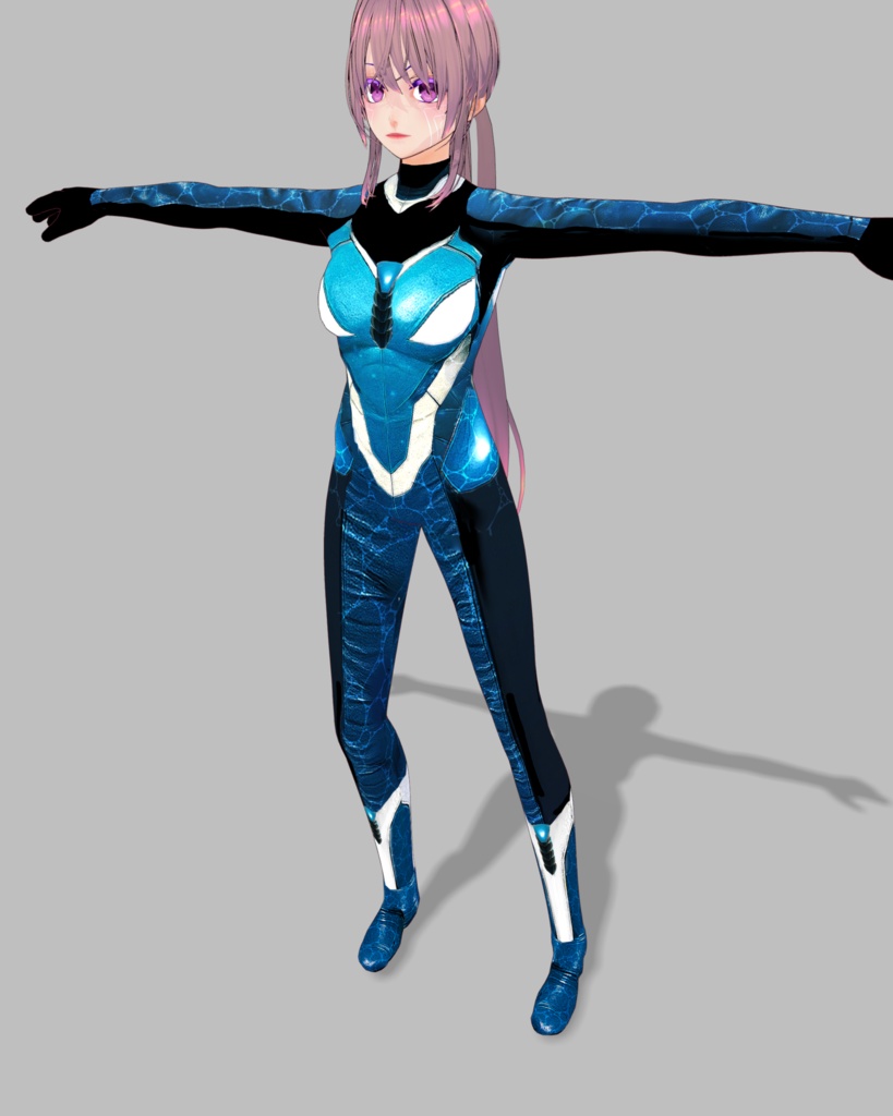 海の惑星スーツ(Vroid)