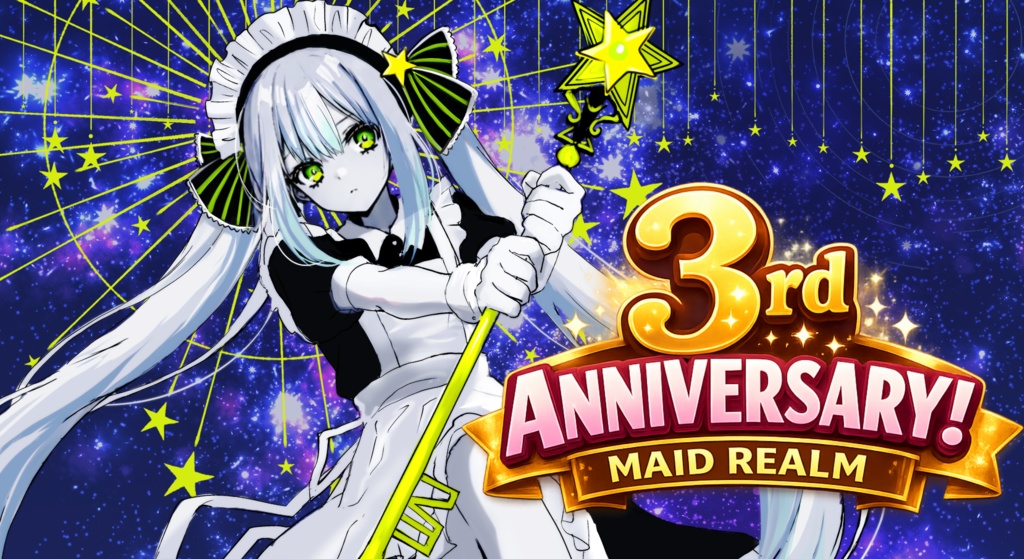 メイドリアル夢3周年記念Tシャツ【vroid】