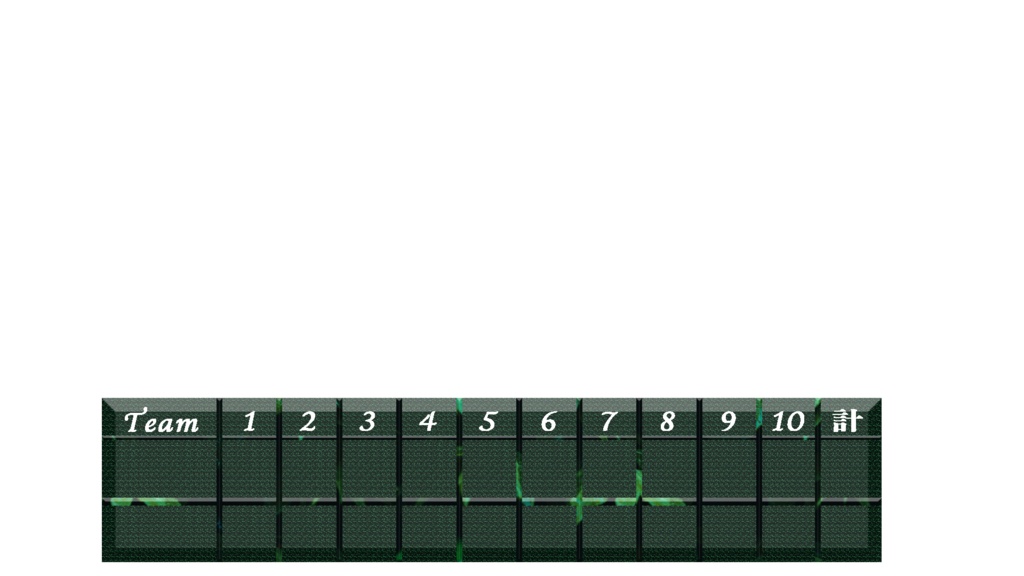 【野球中継風】ランスコテロップ(PNG画像)