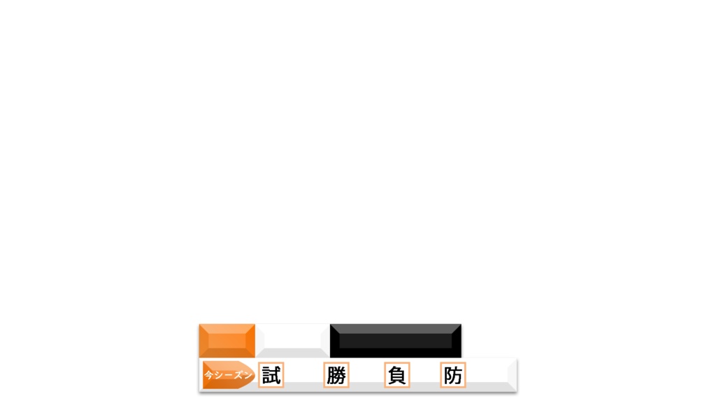 【野球中継風】投手名表示用テロップベース（PNG画像）