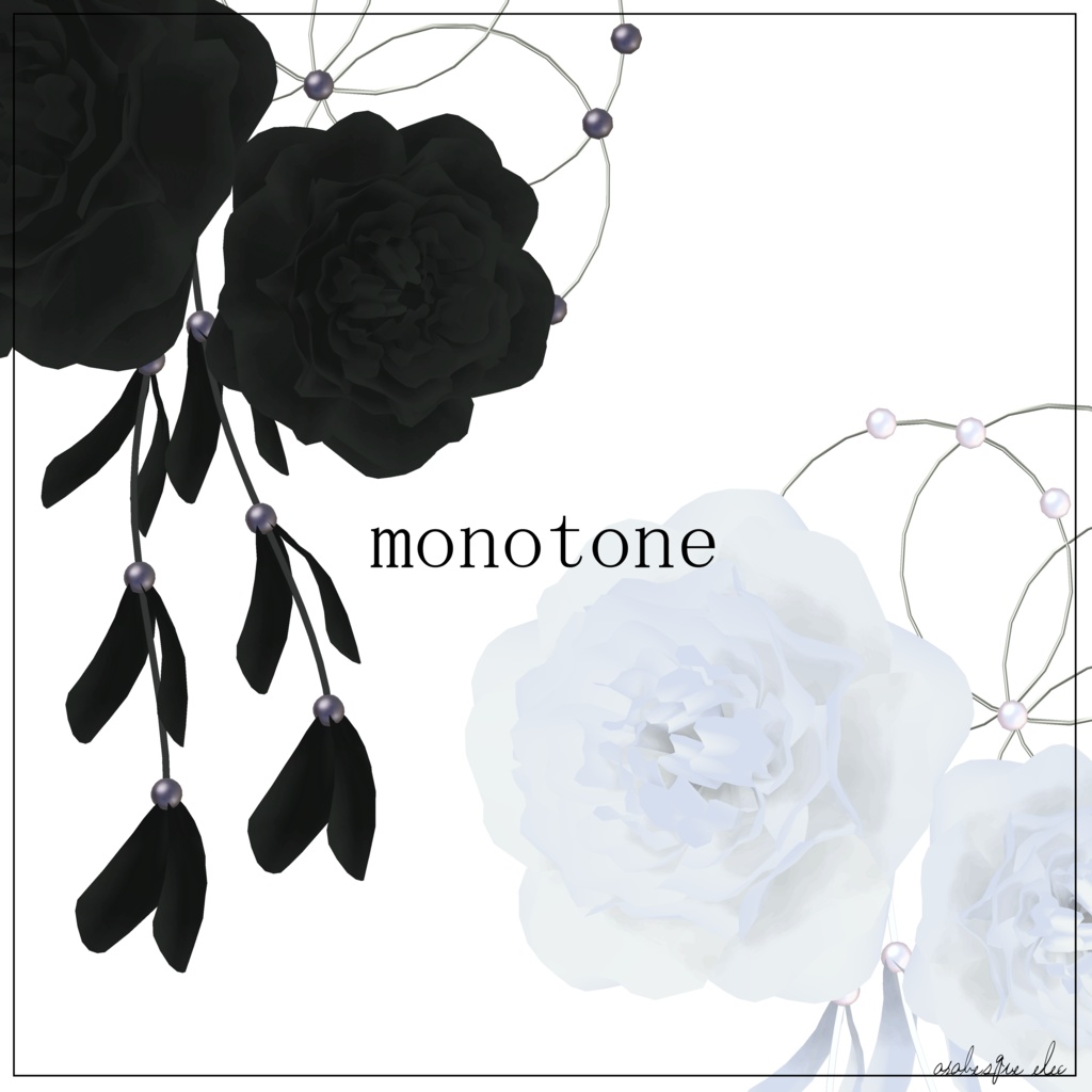 peony & pearl (21 colors) - 3D accessories