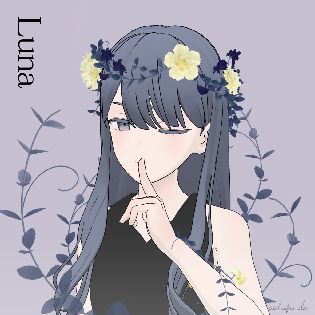 rose & sweetpea - 3D