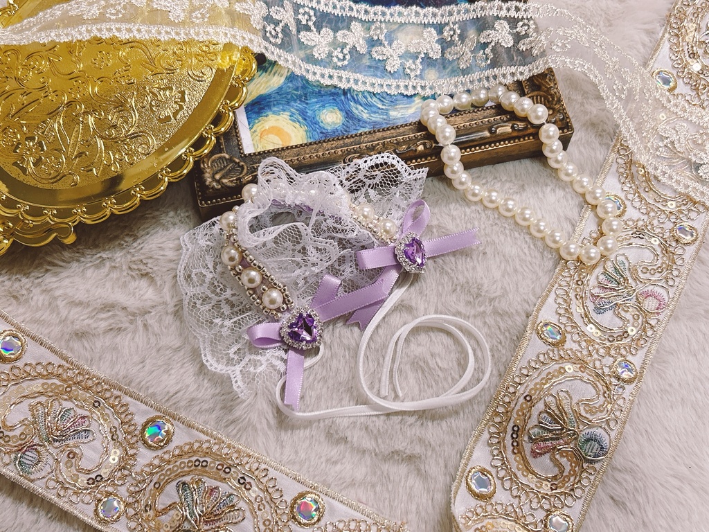 フリルヘッドドレス