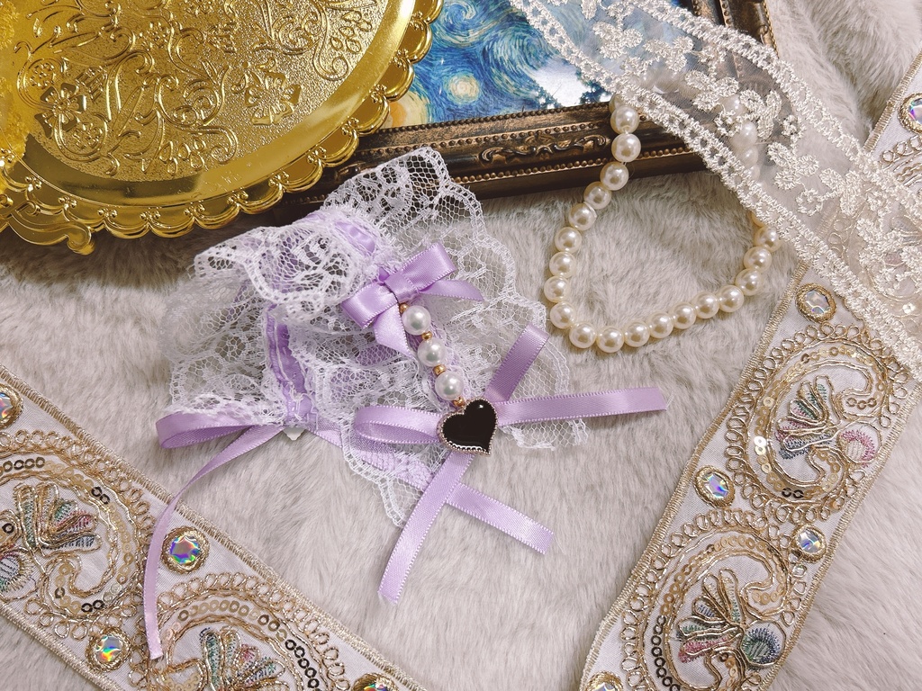 フリルヘッドドレス