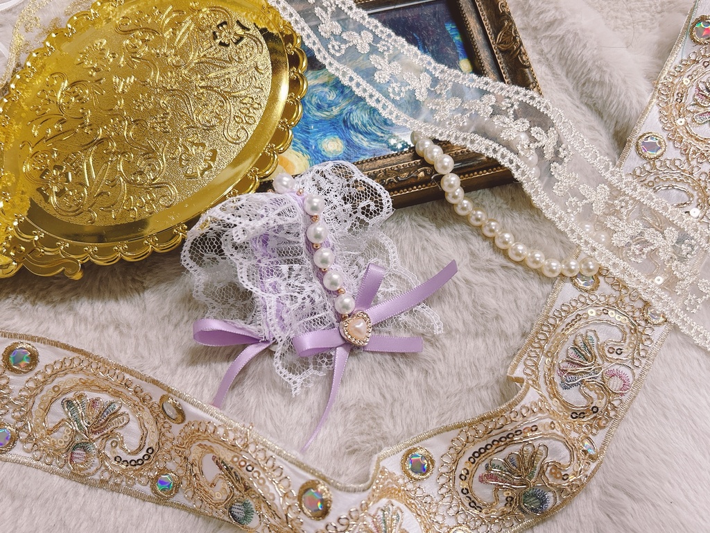 フリルヘッドドレス