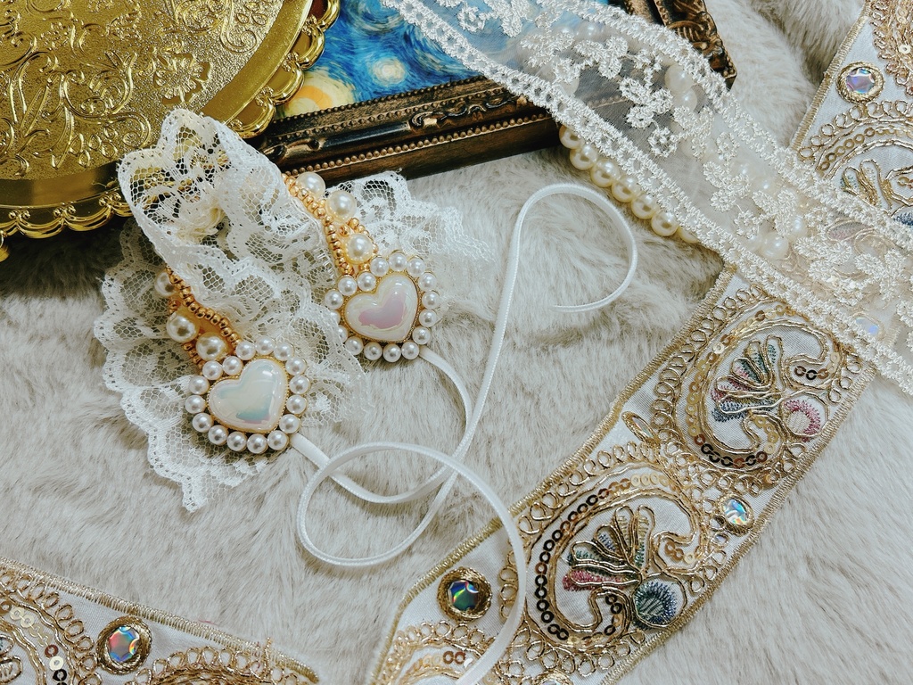 フリルヘッドドレス