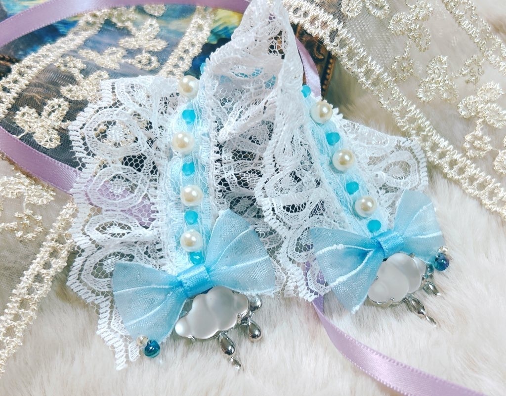 フリルヘッドドレス