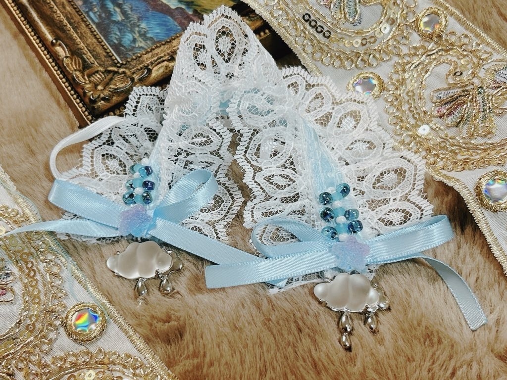 フリルヘッドドレス