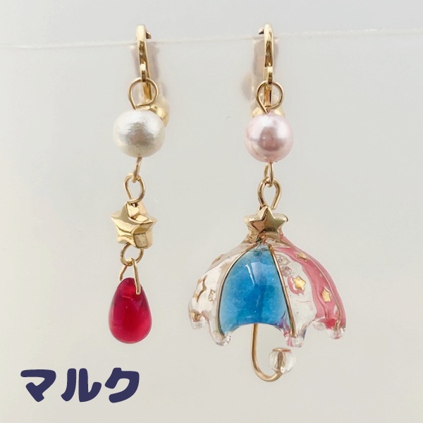 カービィイメージパラソルイヤリング