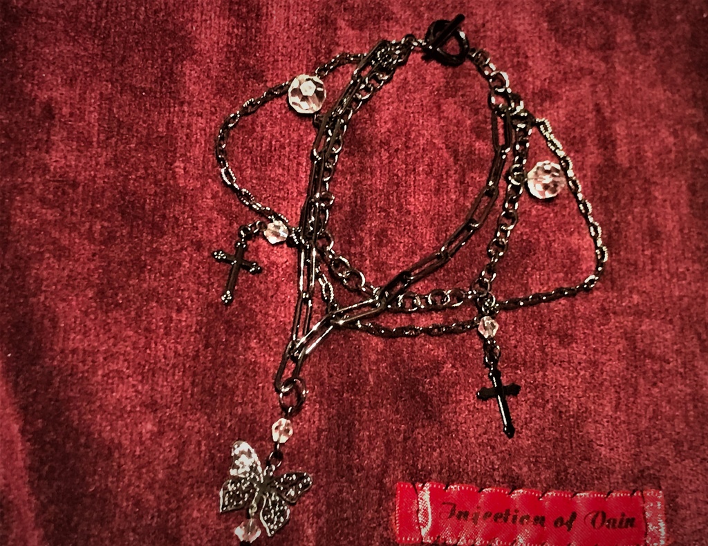 Cross Charm Chain Bracelet