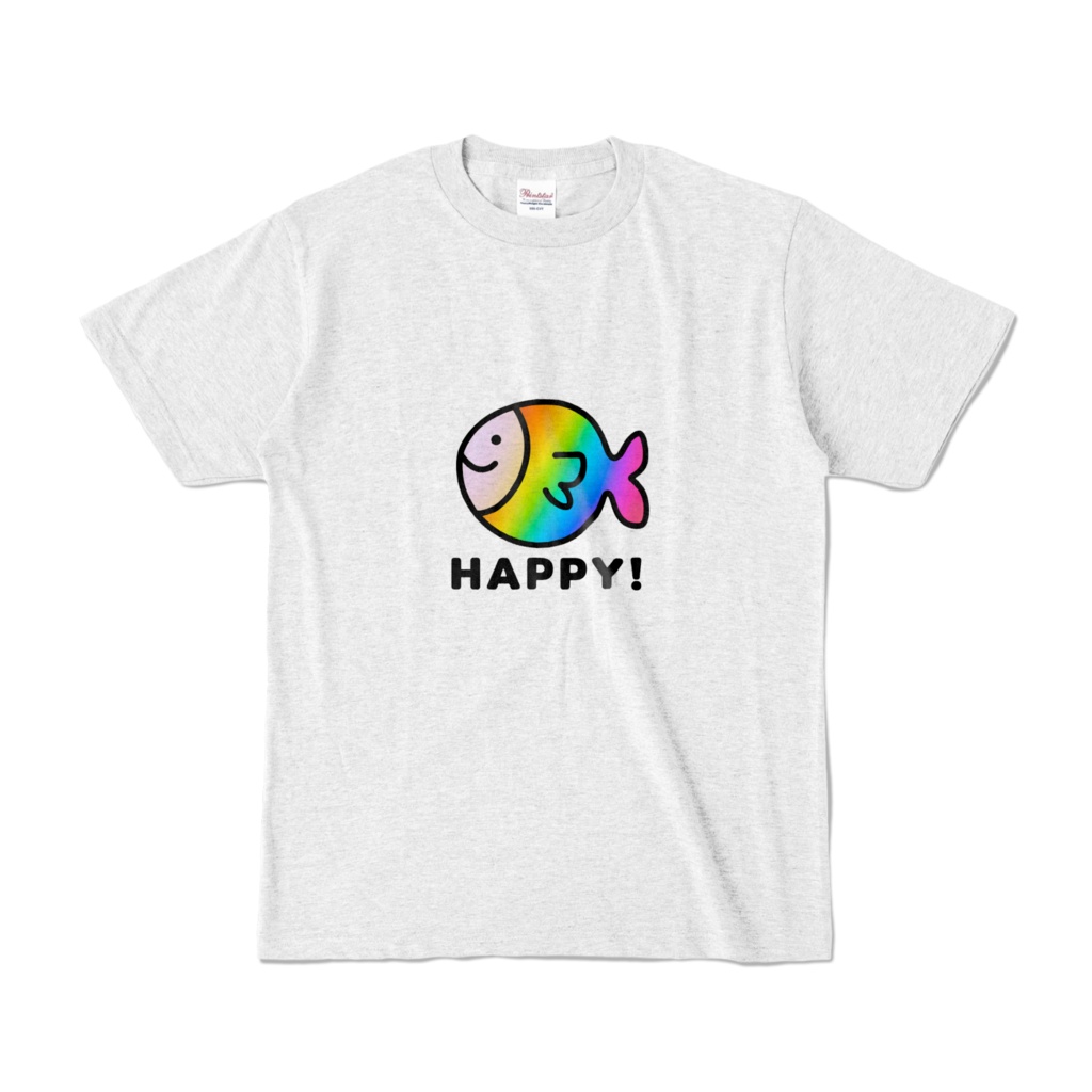ハッピー魚tシャツ