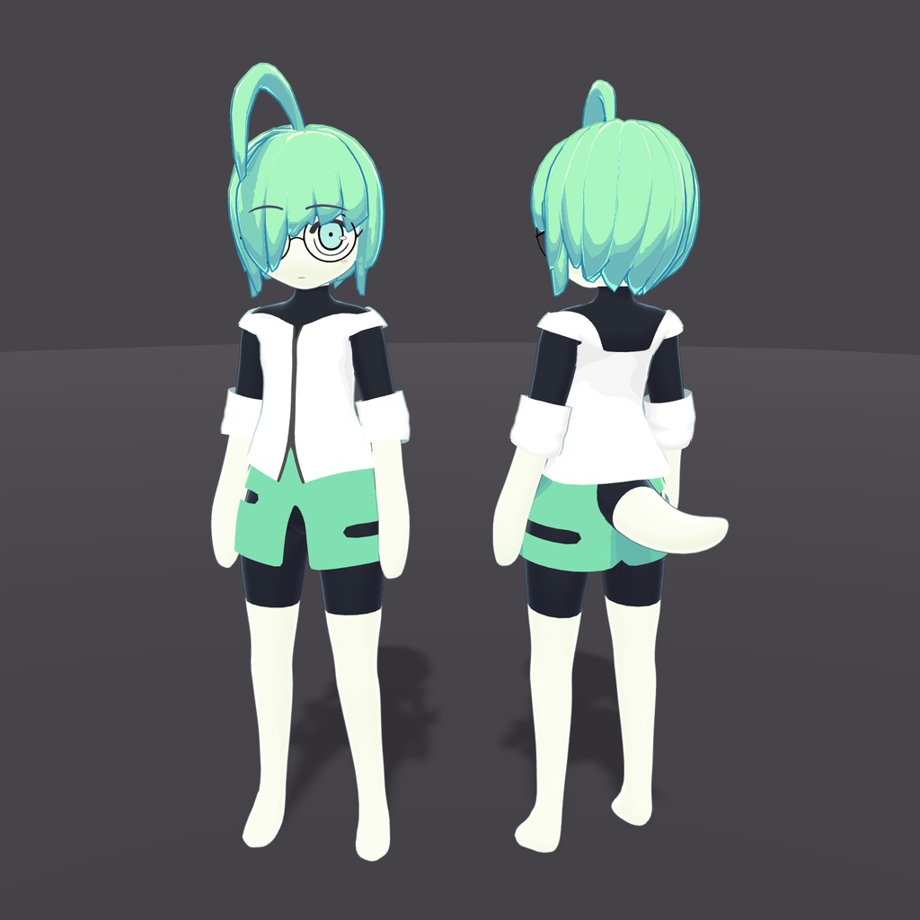 Humanoid Uuga Ver.1.0.1 - PC版VRChat対応アバター
