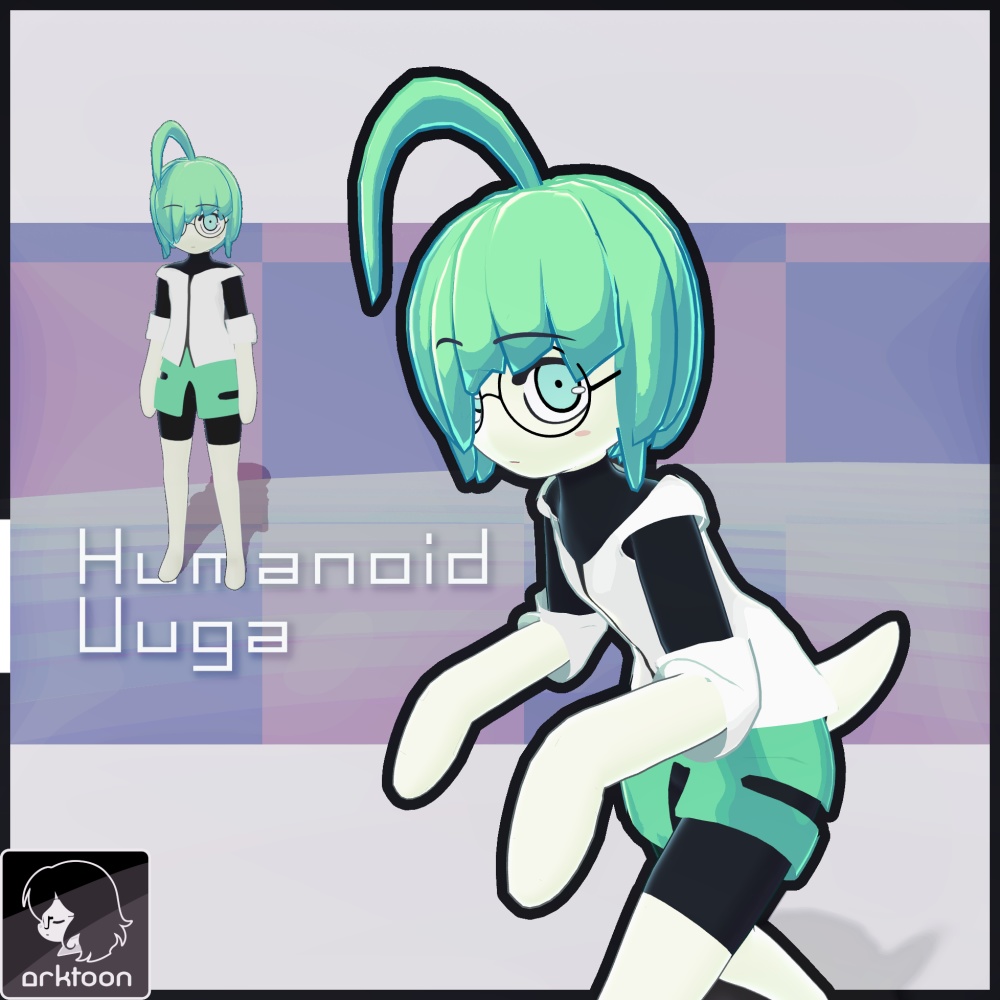 Humanoid Uuga Ver.1.0.1 - PC版VRChat対応アバター