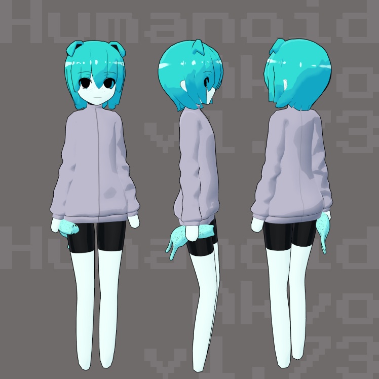 Humanoid Akyo Ver.1.73 - PC版VRChat用アバター