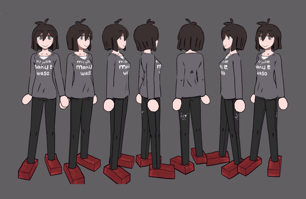 Clay Footed Lady - VRChat用アバター
