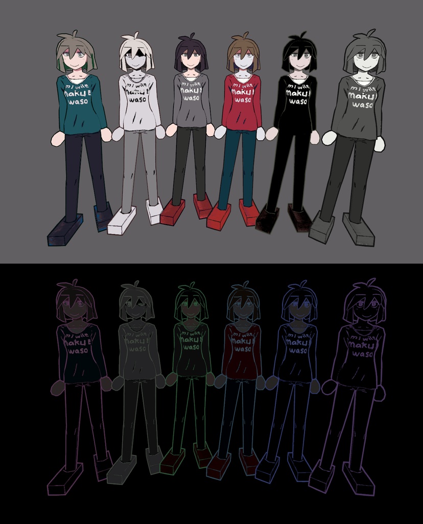 Clay Footed Lady - VRChat用アバター