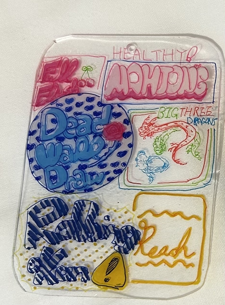 麻雀役ストラップ