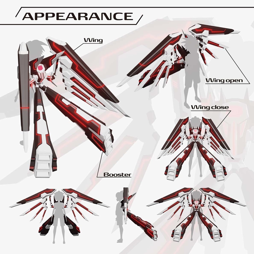 メカウイング&ブースターユニット No.MKU06