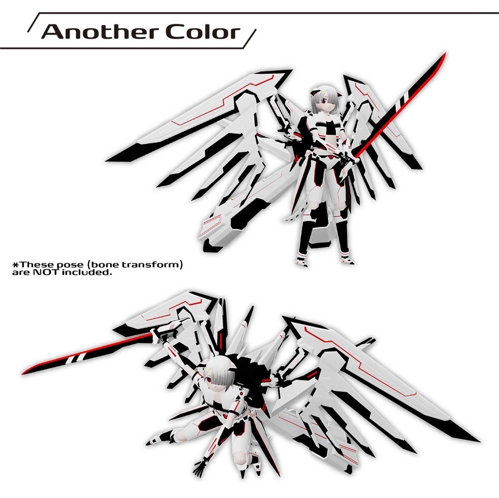 オリジナル3Dメカ少女アバター 【ヴィーティア】NO.MKU07