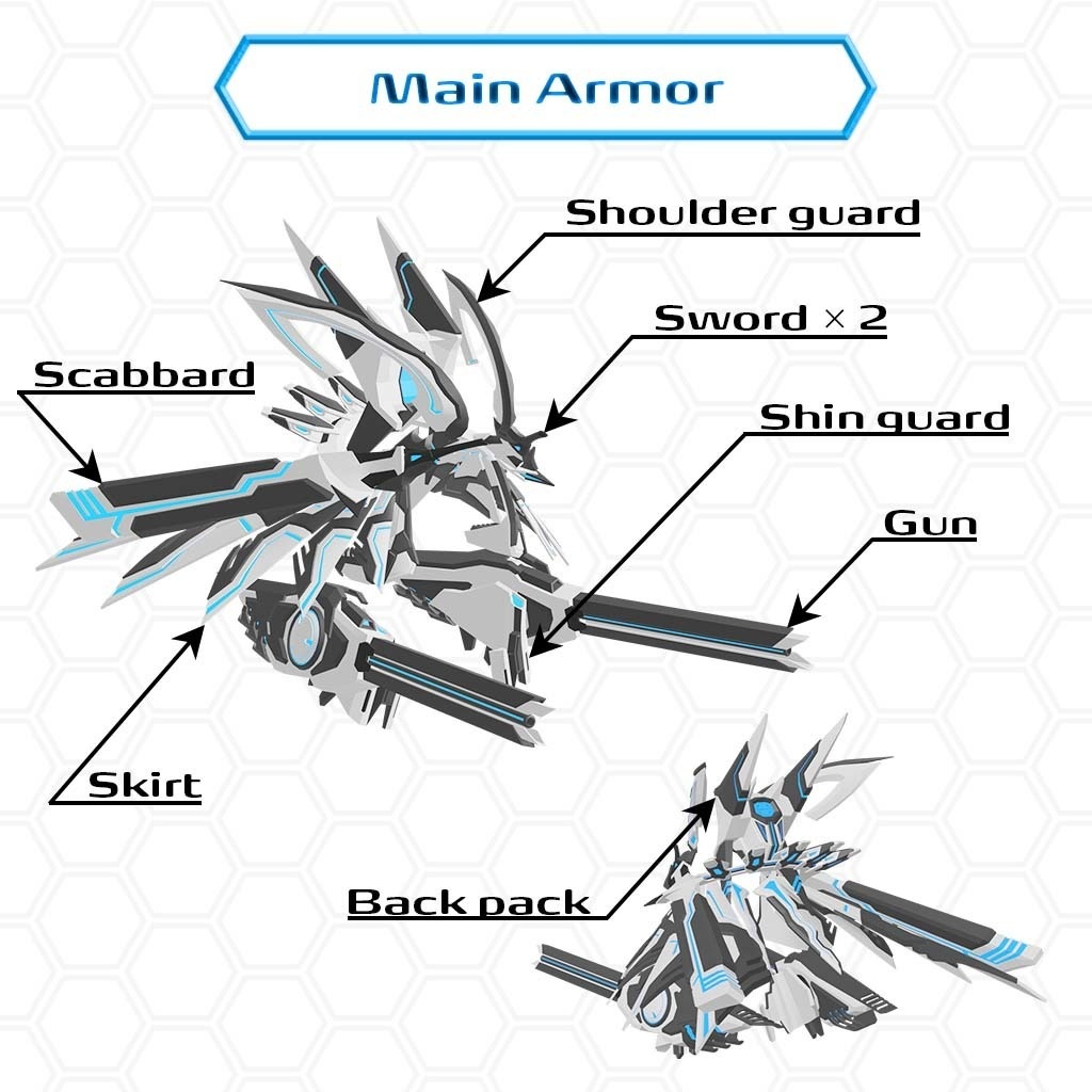 【オリジナル3Dメカアバター&装備】Valkyria MKU16