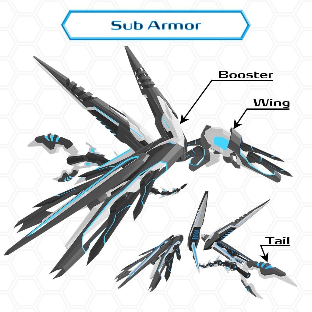 【オリジナル3Dメカアバター&装備】Valkyria MKU16