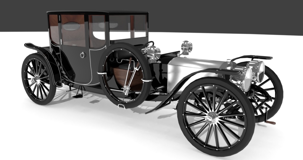 自動車3Dモデル『月光』