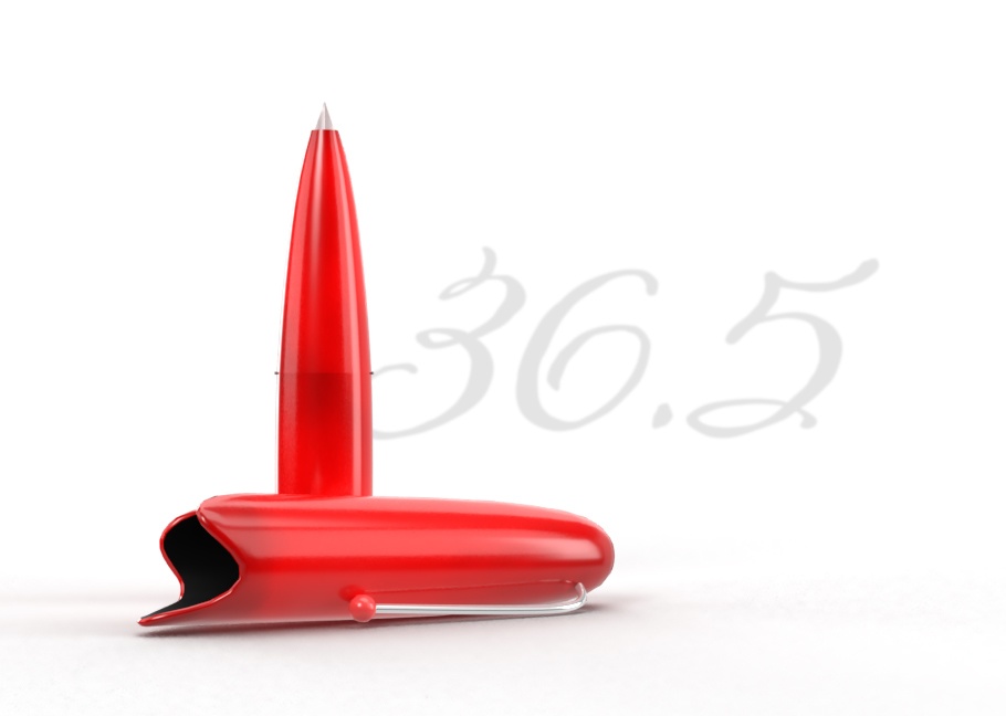 万年筆3Dモデル『36.5』