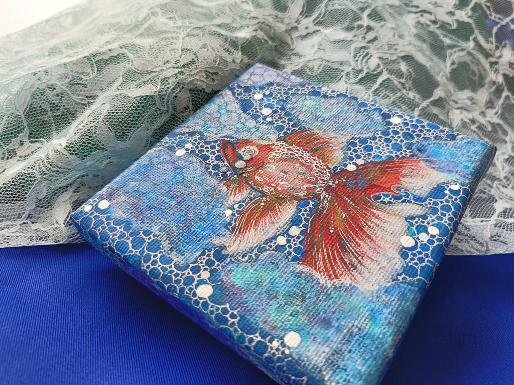 ミニ原画【 夢泳 】