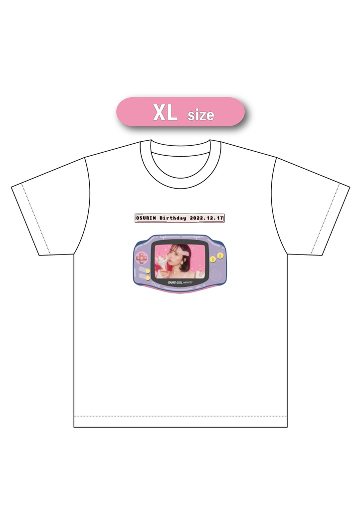 《数量限定》おすず生誕Tシャツ（XLサイズ）