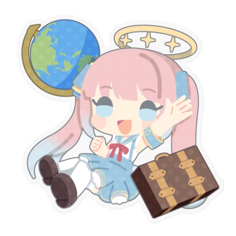 神野たね ミニキャラステッカー