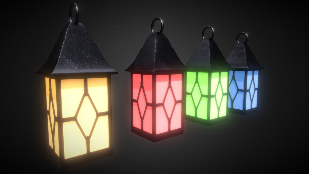洋風ハンドランプ４種（ Hand Lamp ）ver.2