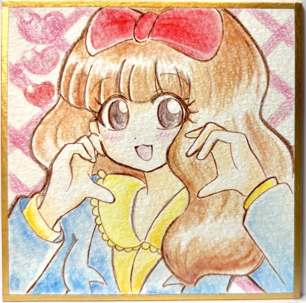 ポップンミュージック  リエ♡ちゃん　豆色紙